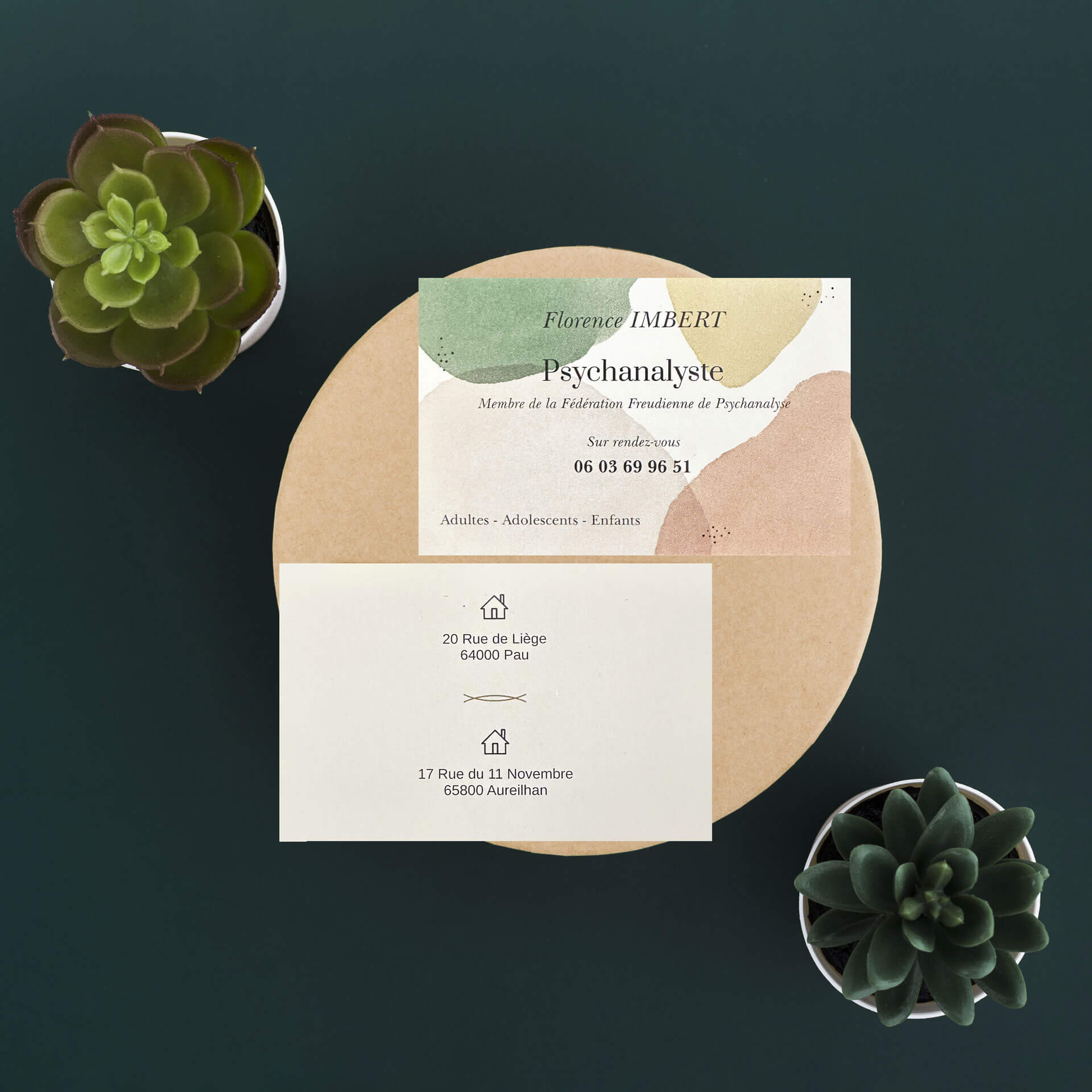 Carte de visite Florence Imbert